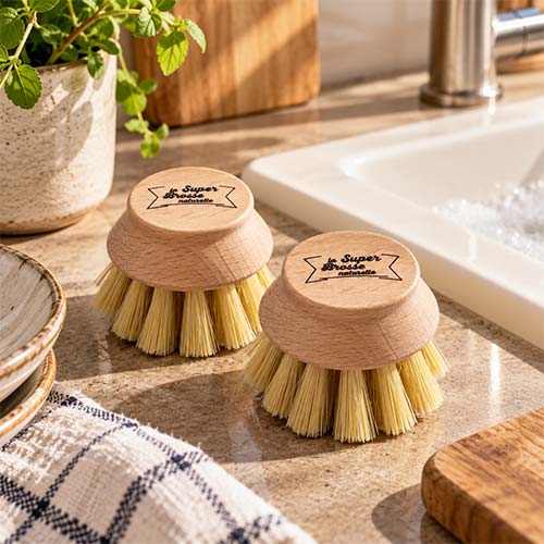 Lot de 2 Têtes de Rechange Medium SUPER Brosse Vaisselle - ANDRÉE JARDIN offre