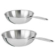 Lot 2 Woks Inox Castel'Pro - CRISTEL