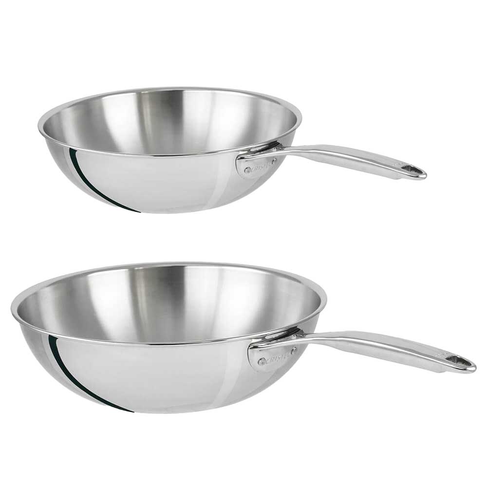 Lot 2 Woks Inox Castel'Pro - CRISTEL