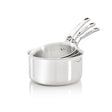 Lot de 3 casseroles Affinity DE BUYER empilées en inox multicouche compatible induction