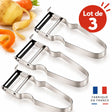 Lot 3 éplucheurs Castor - Louis Tellier en promotion