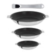 Lot de 3 Poêles antiadhérent Casteline poignée amovible OFFERTE - CRISTEL