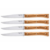 Coffret de 4 couteaux de table Facette Olivier – OPINEL