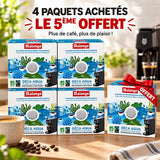 Lot de 80 dosettes café décaféiné Déca Aqua - Machine EOH - MALONGO Promo