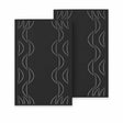 Lot 2 Plaques murales Eole noire - LE MARQUIER