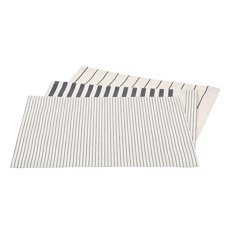 Lot de set de table enduit SAUVELADE écru - ARTIGA