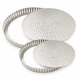 Lot 2 tourtières perforées fer blanc 24 et 28 cm – GOBEL