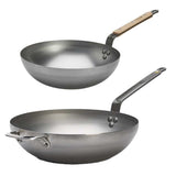 Lot de 2 Woks 28cm et 32 cm - DE BUYER