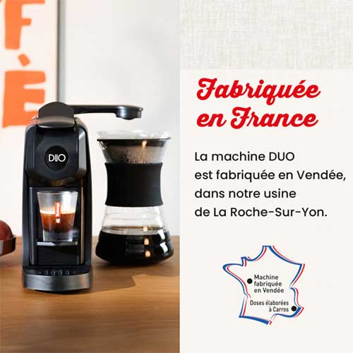 machine à café DUO expresso et filtre MALONGO