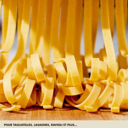 Machine à pâtes manuelle Retour d'Italie La bonne Graine - LOUIS TELLIER tagliatelles, lasagnes, raviolis