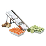 Mandoline inox professionnelle 38 lames - LOUIS TELLIER tranche fine, julienne, frite