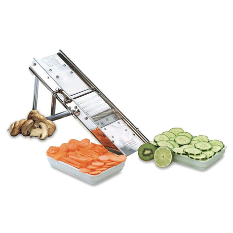 Mandoline inox professionnelle 38 lames - LOUIS TELLIER tranche fine, julienne, frite