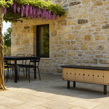 Meuble banc coffre LEON - ALUVY champagne salle à manger