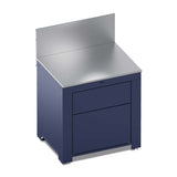 Module Plan de Travail 80 cm avec Tiroir Bleu Navy - ENO