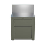 Module Plan de Travail 80 cm avec Tiroir Vert Sauge - ENO rangement simple