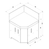Meuble d'Angle pour Cuisine Extérieure - ENO DIMENSIONS