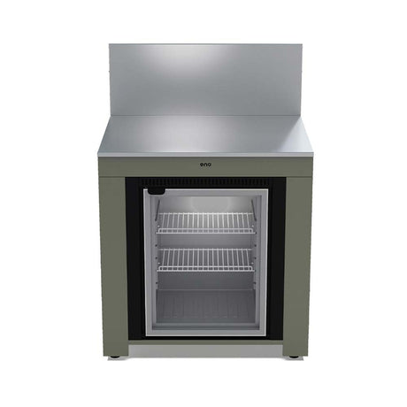 Meuble Frigo Extérieur 75L Vert Sauge - ENO cuisine extérieure