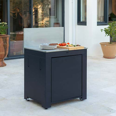 Module Plan de Travail 80 cm Bleu Navy - ENO cuisine extérieure