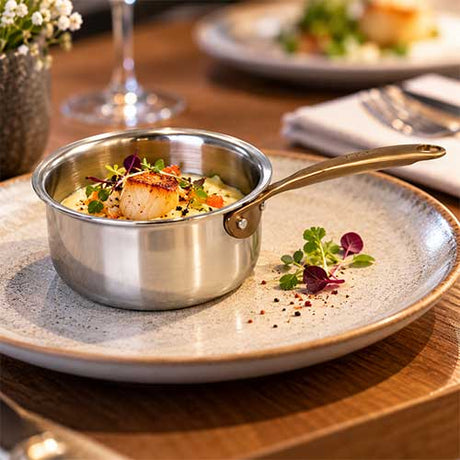 Mini Casserole CASTEL'PRO poignée cuivrée - CRISTEL en promo