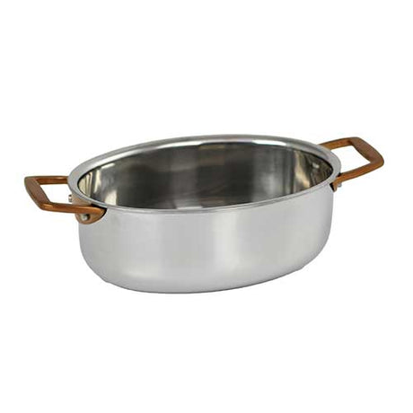 Mini Faitout Ovale finition cuivrée 15 cm sans couvercle CASTEL'PRO - CRISTEL