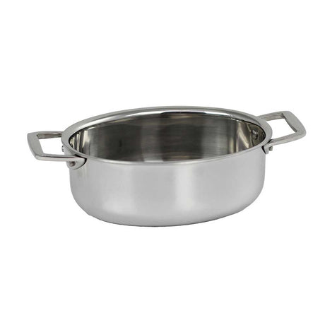 Mini Faitout Ovale inox 15 cm sans couvercle CASTEL'PRO - CRISTEL