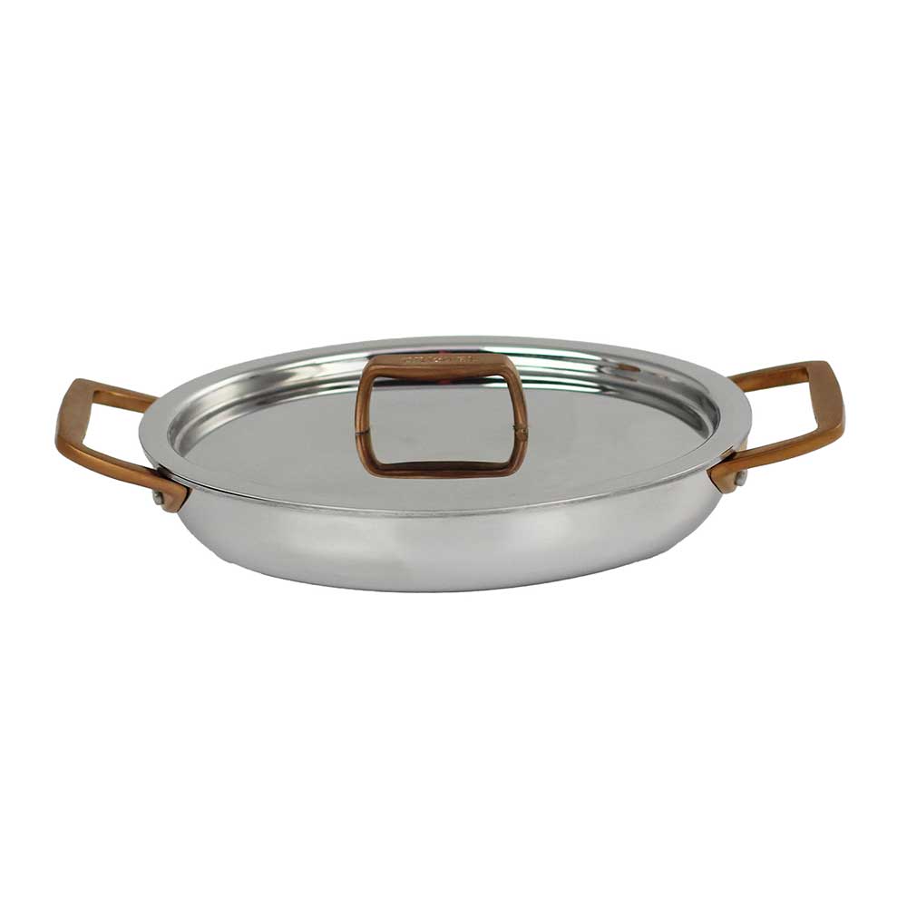 Mini plat ovale finition cuivrée 15 cm CASTEL'PRO - CRISTEL