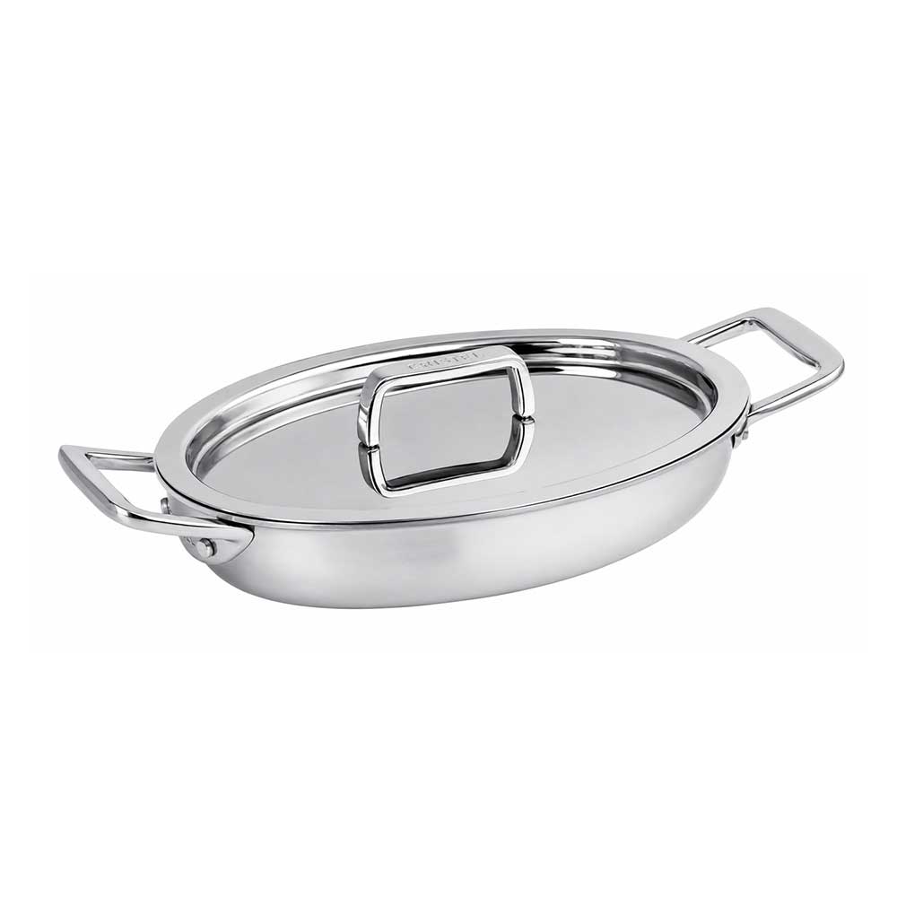 Mini plat ovale inox 15 cm CASTEL'PRO - CRISTEL