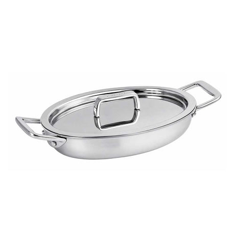 Mini plat ovale inox 15 cm CASTEL'PRO - CRISTEL