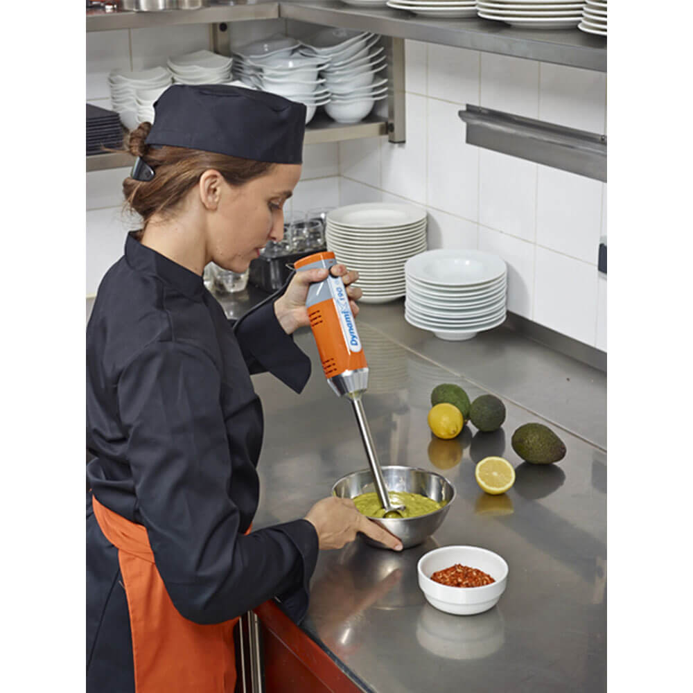 Mixeur plongeant professionnel DYNAMIX TRIO 160 - DYNAMIC vu en utilisation en cuisine