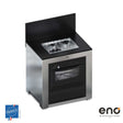 Meuble de Cuisson + Four Noir Inox - ENO