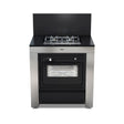 Meuble de Cuisson + Four Noir Inox - ENO