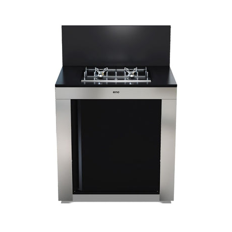 Module Table MASTER Encastrée 80 cm Noir et Inox - ENO pas cher