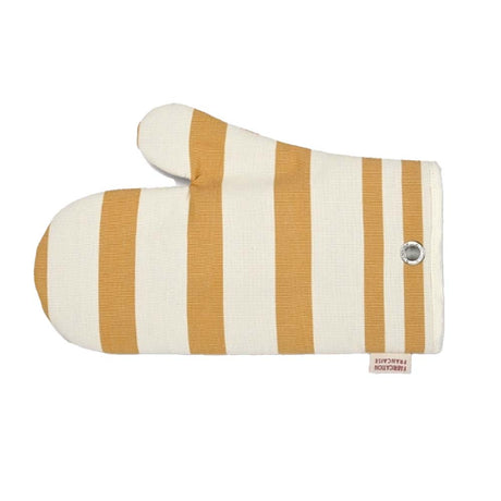 Moufle de cuisine tissu coton ADOUR Curry - ARTIGA œillet coton