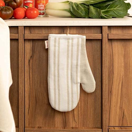 Moufle de cuisine CORDA Blanc - ARTIGA lin et coton