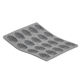 Moule en silicone 20 mini-madeleines ELASTOMOULE® DE BUYER vue de face