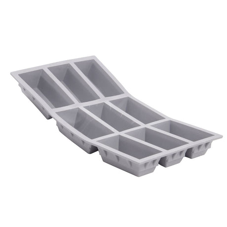 Moule en silicone 6 cakes ELASTOMOULE® De Buyer vue de face