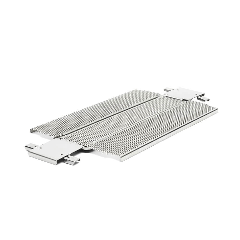 Moule inox perforé pliant GEOFORME 24 x 5 x 6 cm - DE BUYER déplié