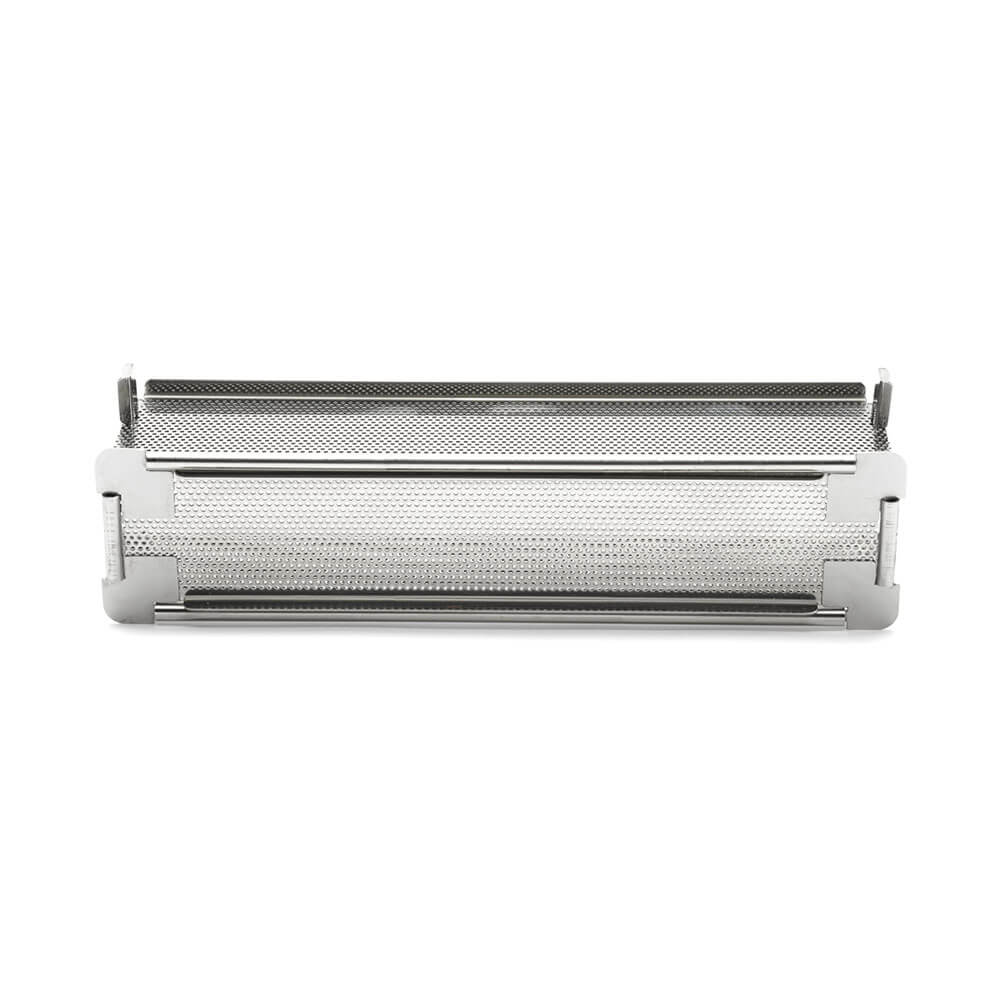 Moule inox perforé pliant GEOFORME 48 x 9 x 8,5 cm - DE BUYER vu du dessous