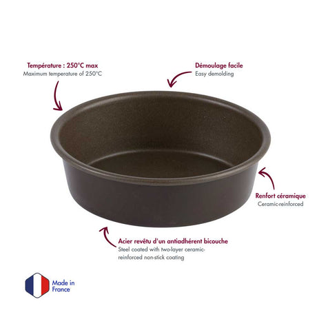 Moule à Manqué Rond uni antiadhérent - GOBEL en promotion