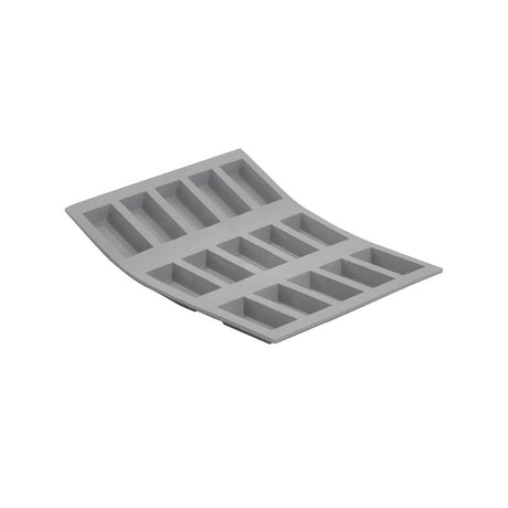 Moule en silicone 20 mini-financiers ELASTOMOULE® DE BUYER vue de face