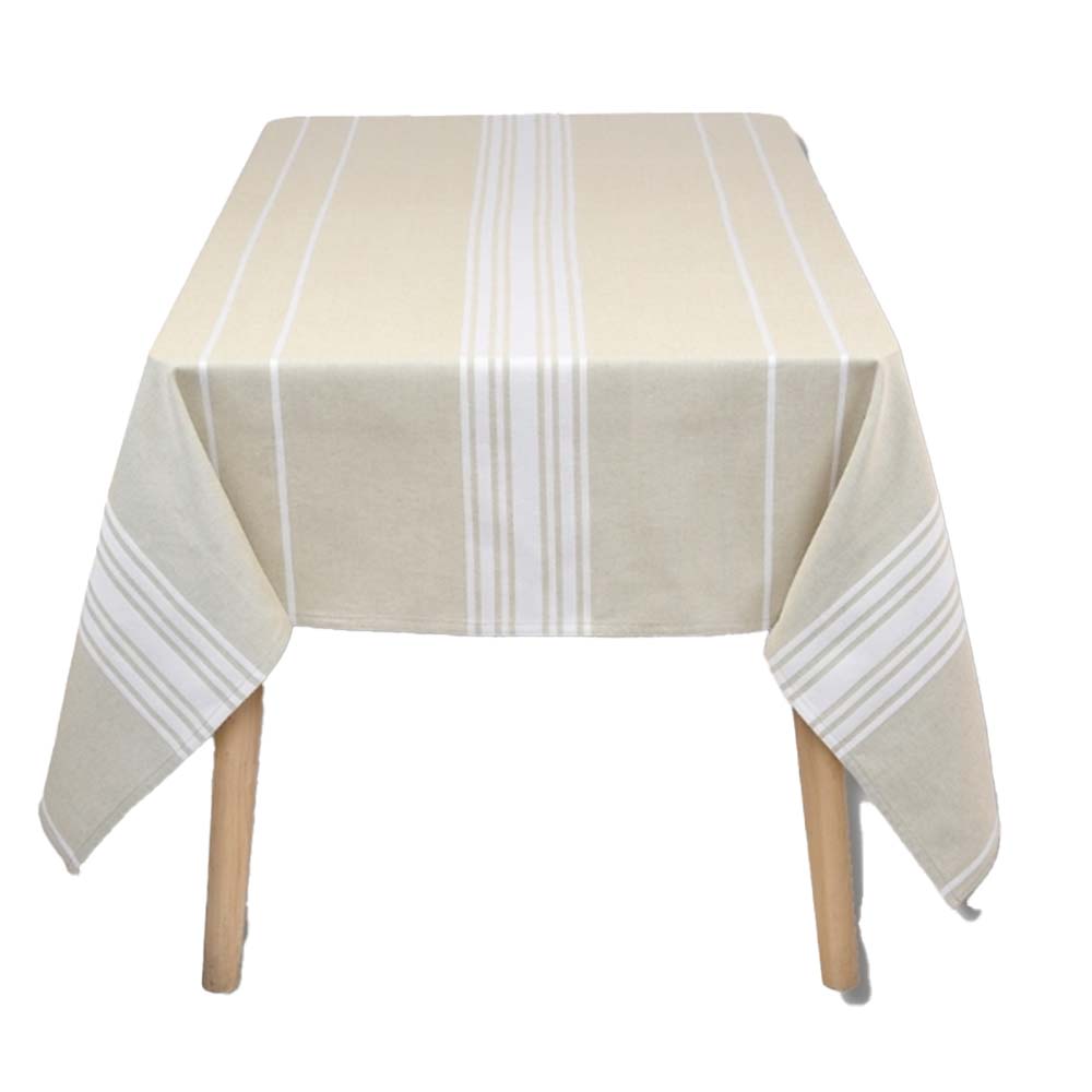 Nappe CORDA Blanc - ARTIGA tissu coton et lin