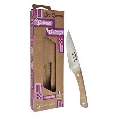 Couteau Office Solange Manche Platane - GOYON-CHAZEAU en promotion