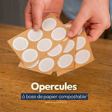 Opercules en papier compostable - CAPS ME en promotion
