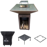 Pack Printemps Brasero Auvergnat Carré CORTEN - GRILL CHIC