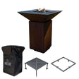 Pack Printemps Brasero Cévenol Rond CORTEN - GRILL CHIC