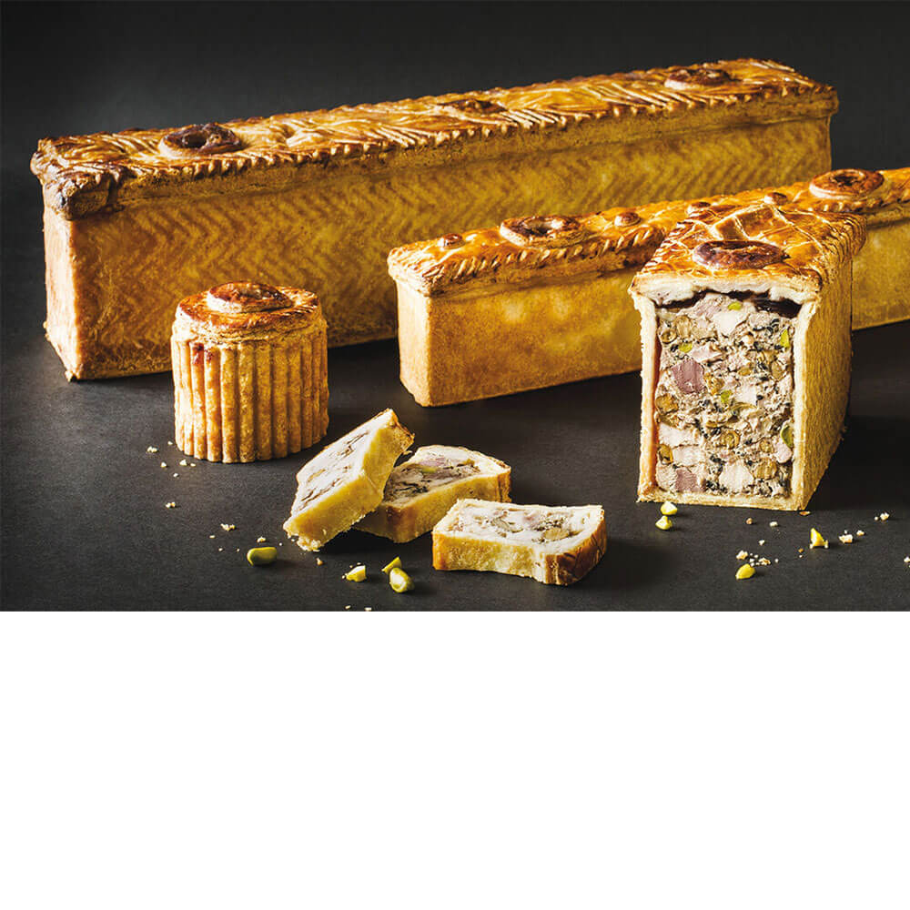 Moules à pâté en croûte professionnels Exopan, unis rectangulaires et ...