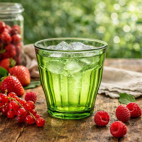 Lot de 6 verres 25 cl Vert PICARDIE - DURALEX en promotion
