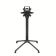 Pied central de table en aluminium noir Horizon – LAFUMA