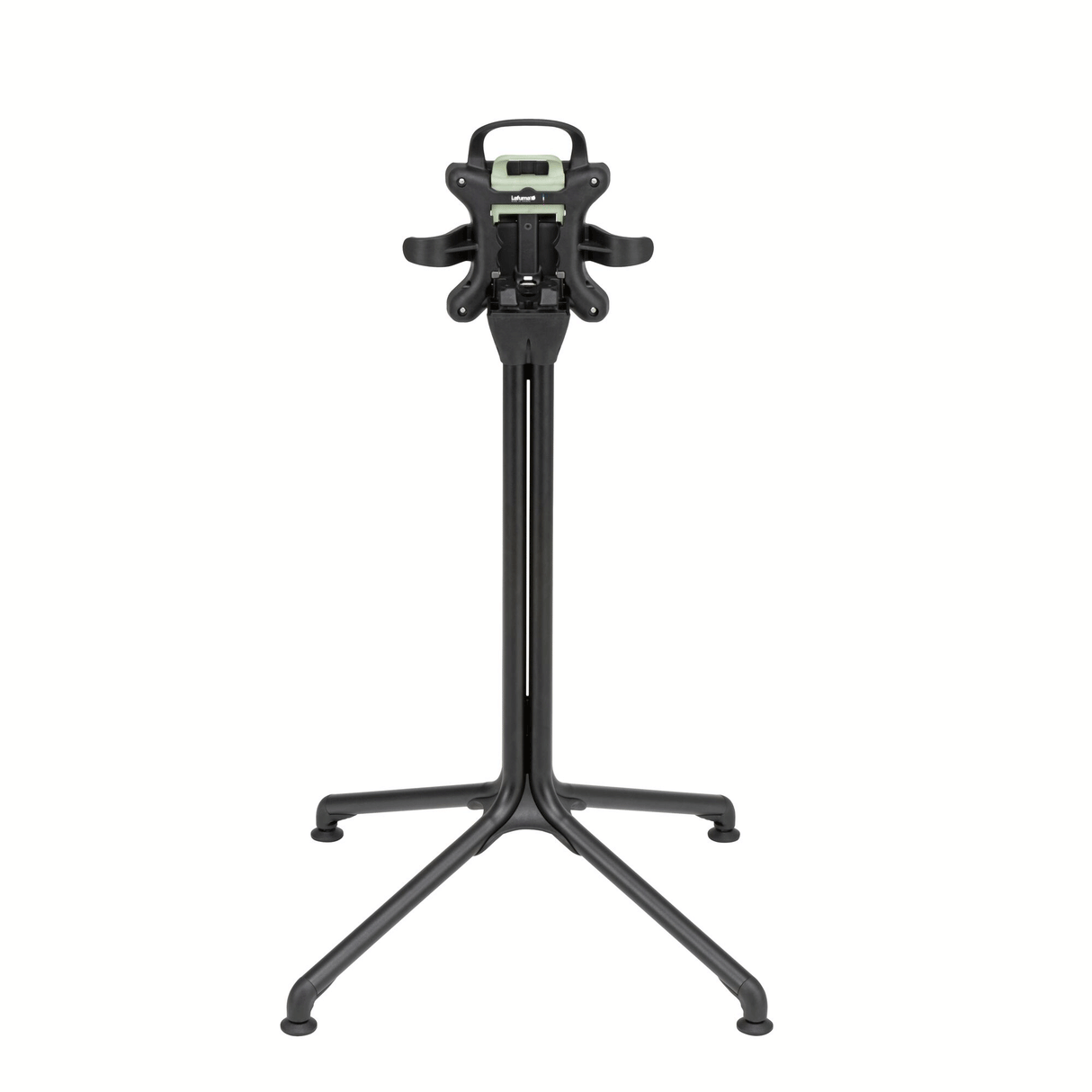 Pied central de table en aluminium noir Horizon – LAFUMA