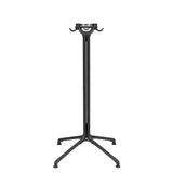 Pied de table central rabattable noir LAFUMA, structure en acier, usage CHR.